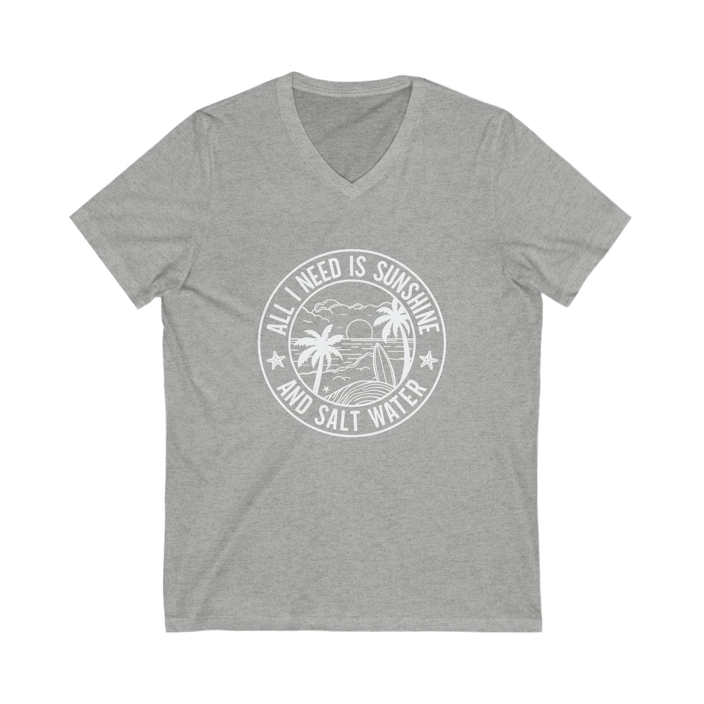 Sunshine and Saltwater V-Neck Tee