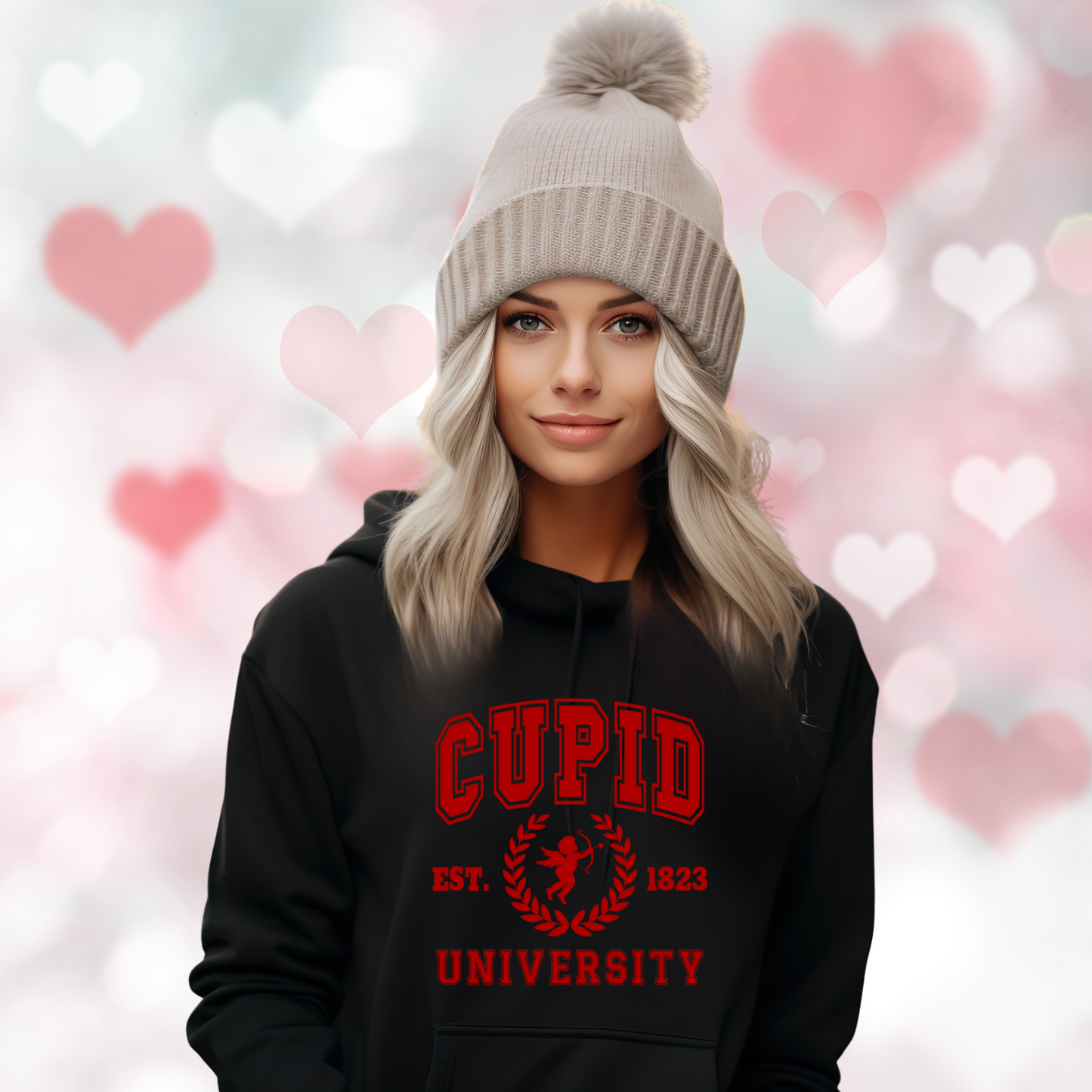 Cupid University Pullover Hoodie