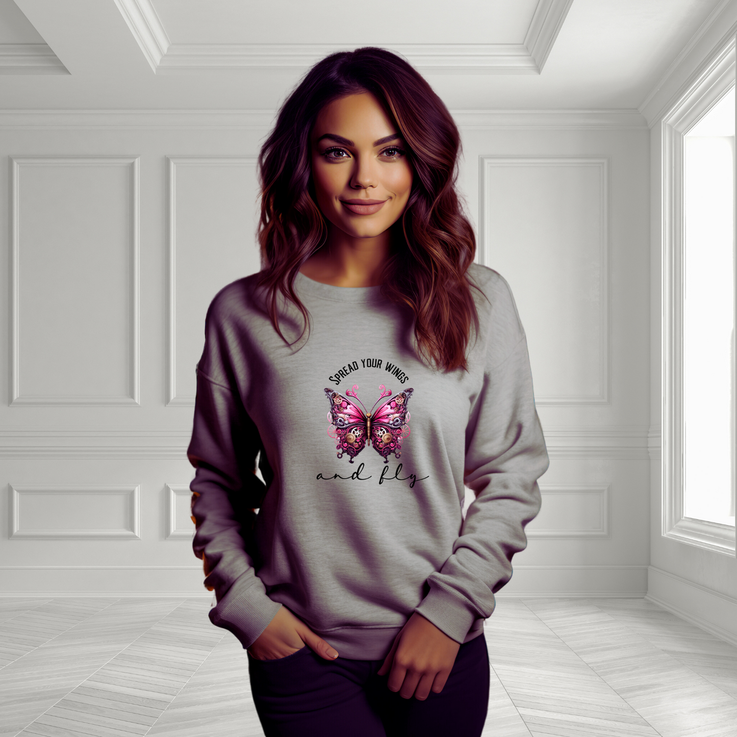 Spread Your Wings And Fly Crewneck Sweatshirt