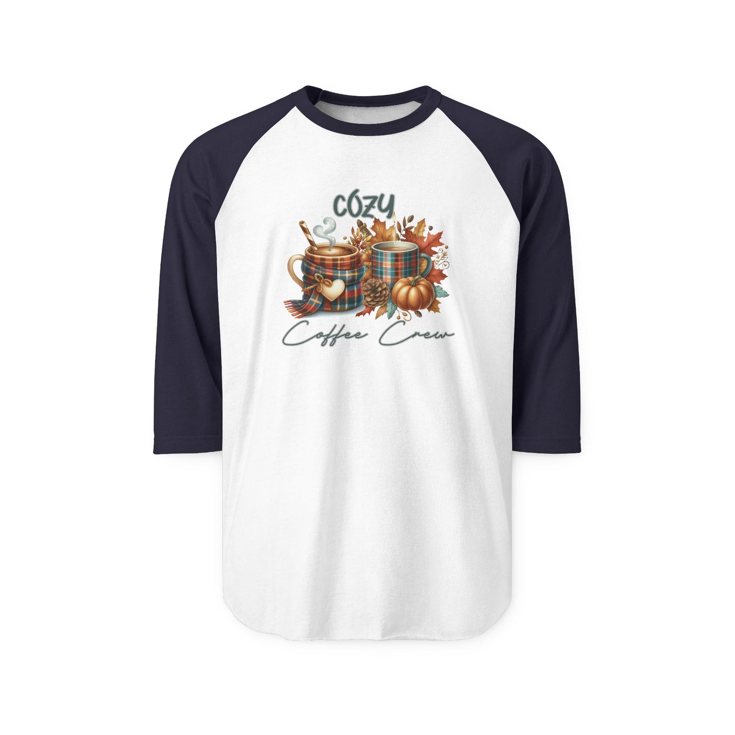 Cozy Coffee Crew Baseball Tee