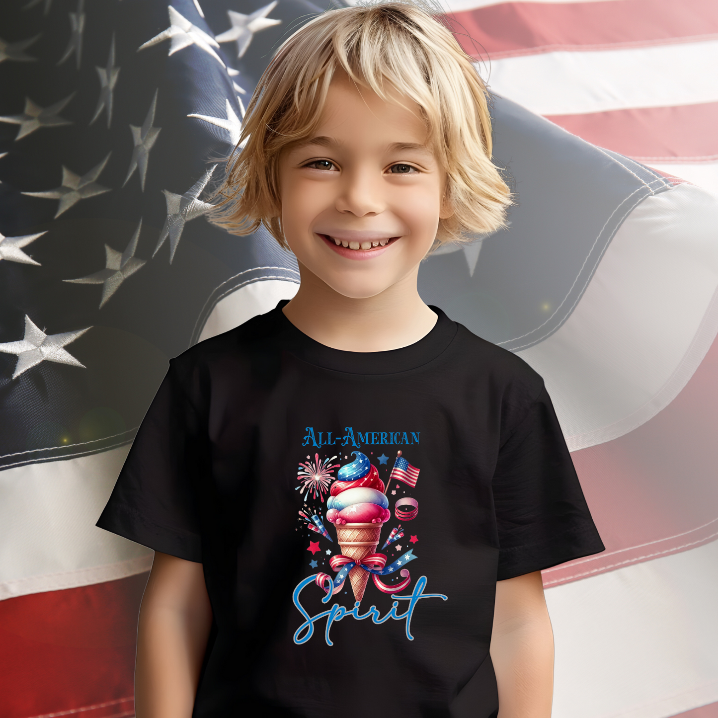 All-American Spirit Kid's T-Shirt