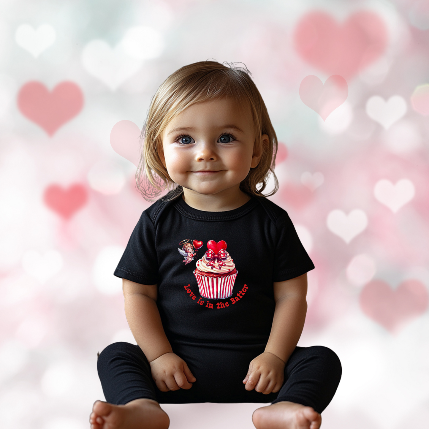 Love Is In The Batter Infant Short Sleeve Onesie