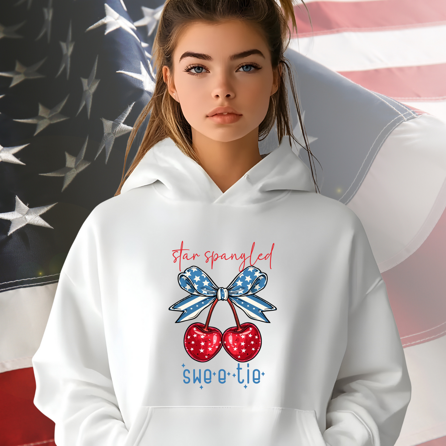 Star-Spangled Sweetie Pullover Hoodie
