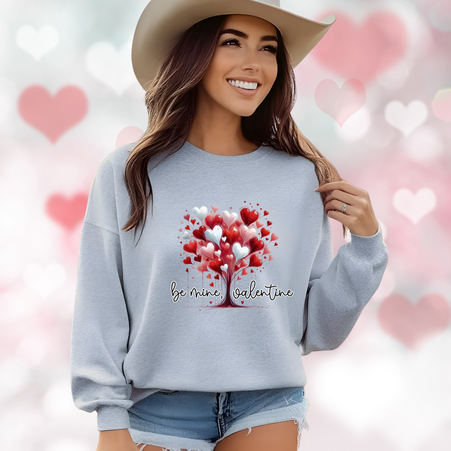 Be Mine, Valentine Crewneck Sweatshirt