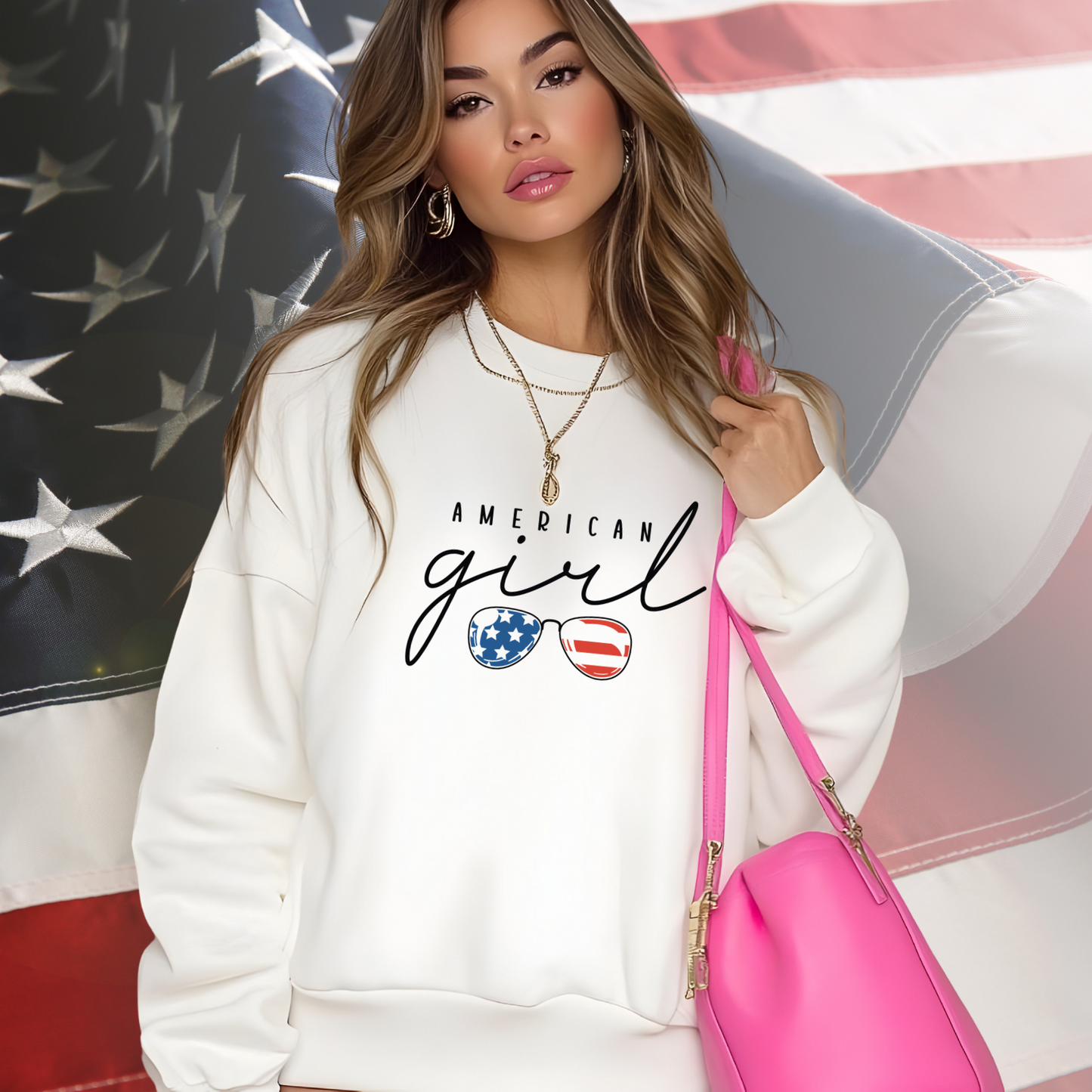 American Girl Crewneck Sweatshirt