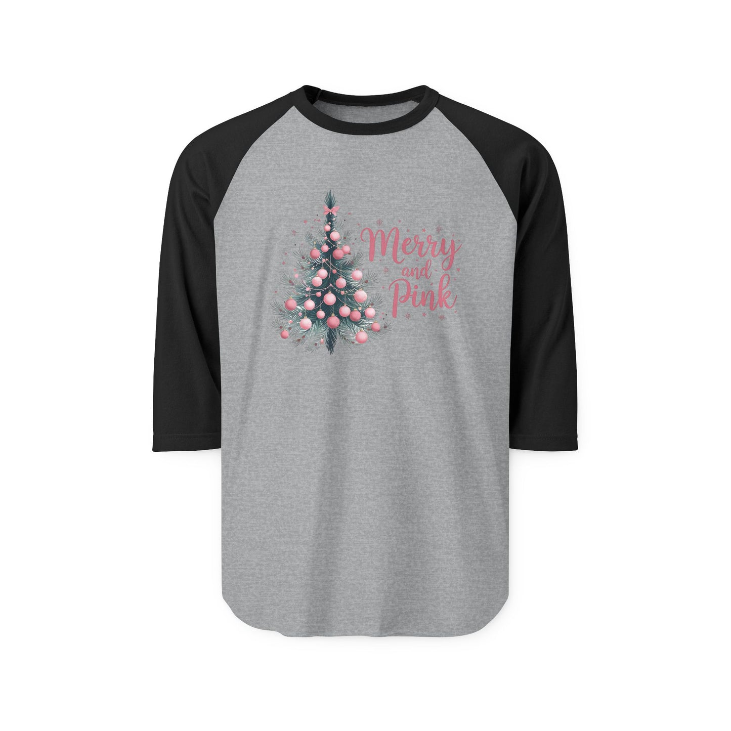 Merry And Pink Baseball Tee