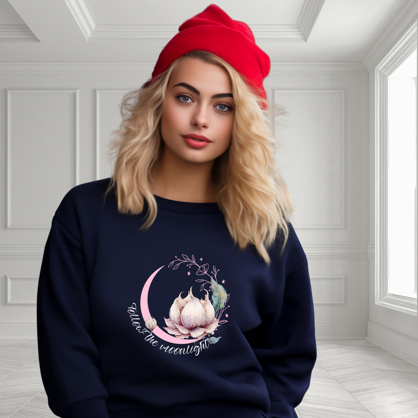 Follow The Moonlight Crewneck Sweatshirt