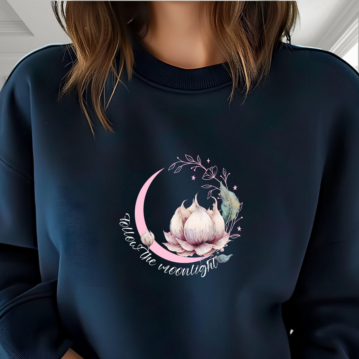 Follow The Moonlight Crewneck Sweatshirt