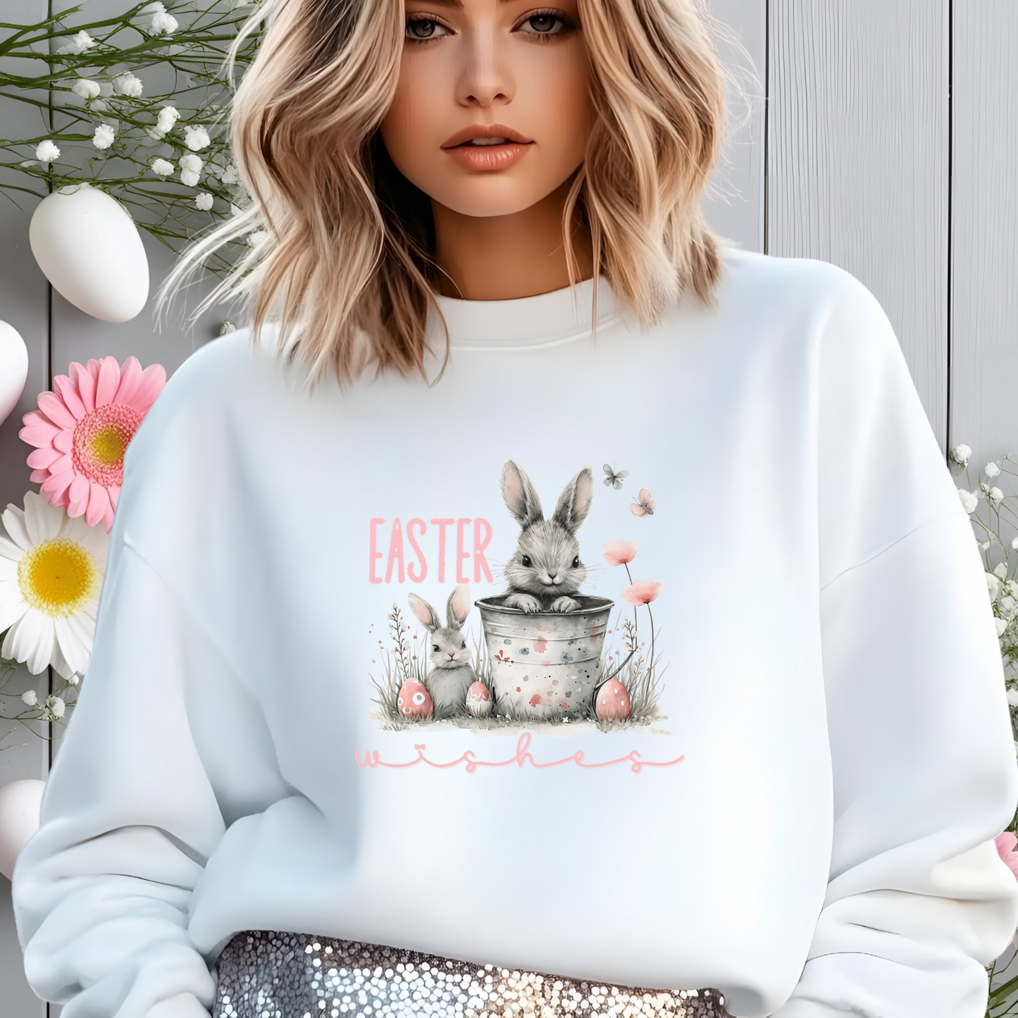 Easter Wishes Crewneck Sweatshirt