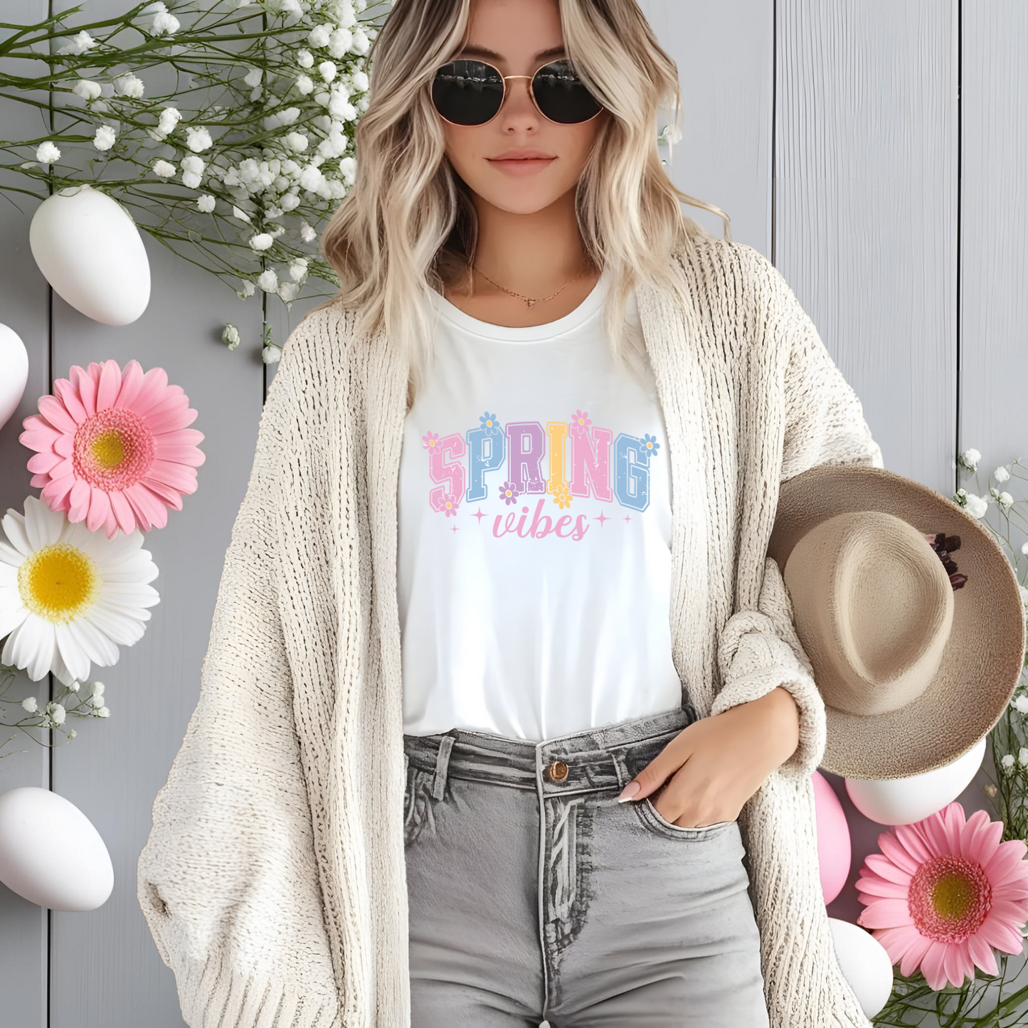 Varsity Spring Vibes T-Shirt