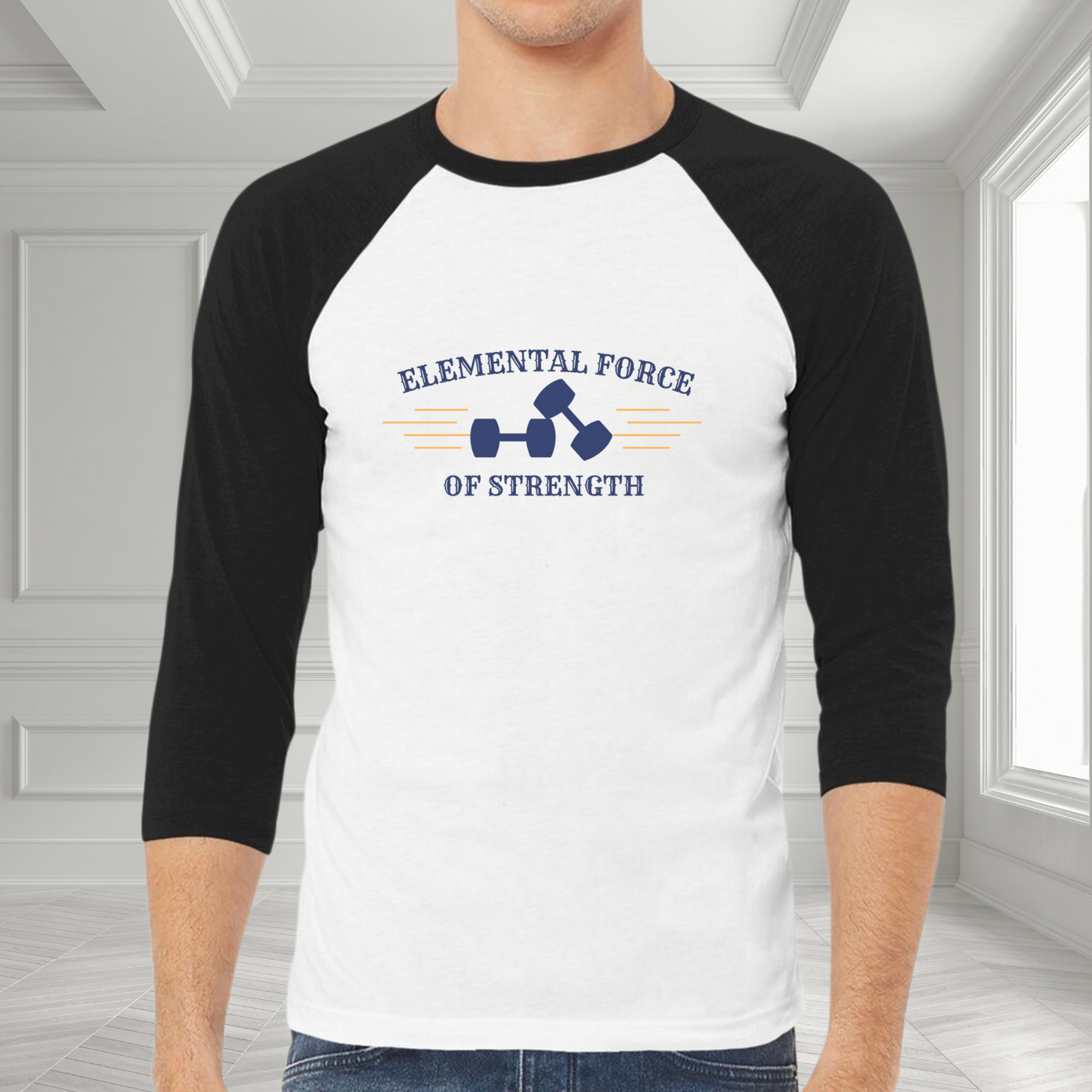 Elemental Force of Strength Baseball Tee