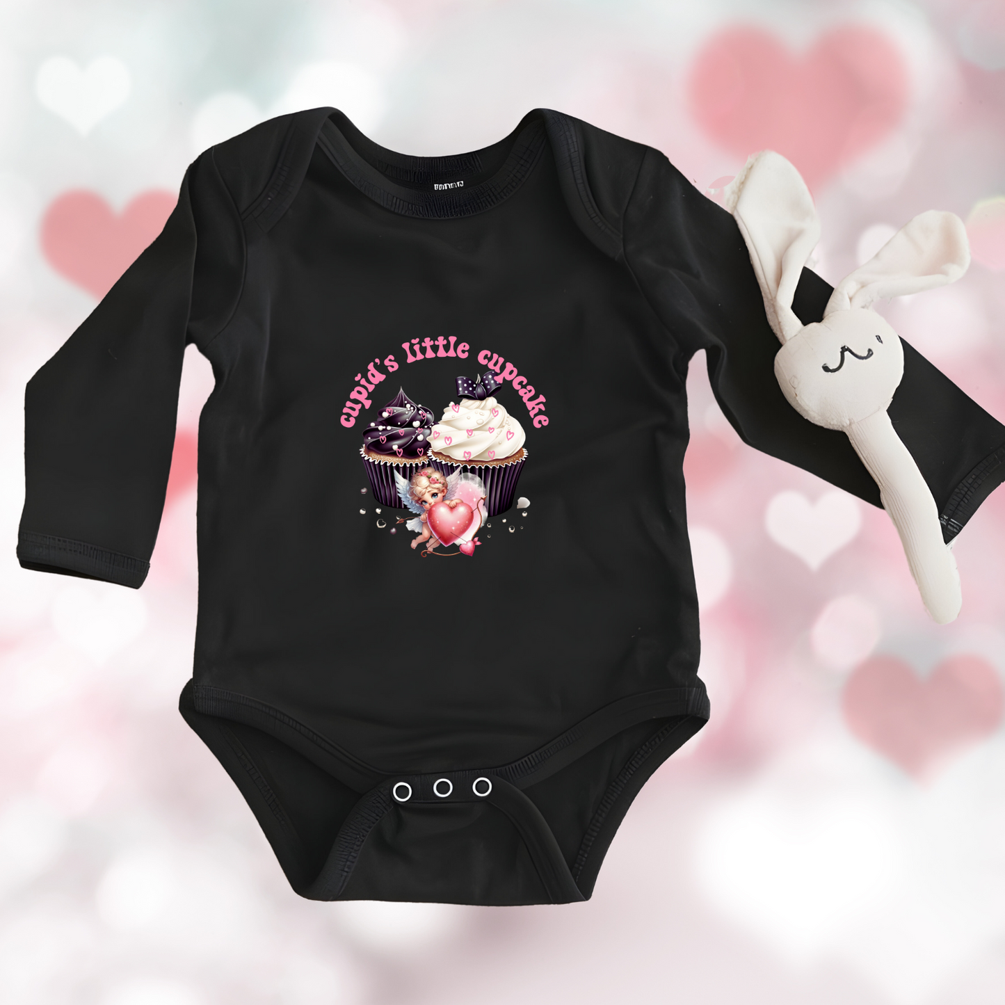 Cupid’s Little Cupcake Infant Long Sleeve Onesie