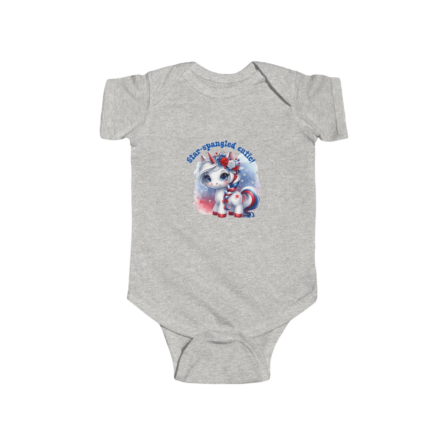 Star-Spangled Cutie Infant Short Sleeve Onesie
