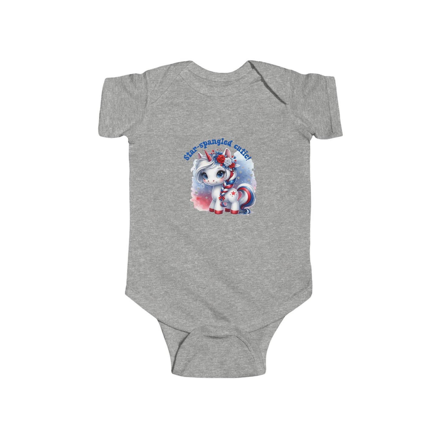 Star-Spangled Cutie Infant Short Sleeve Onesie