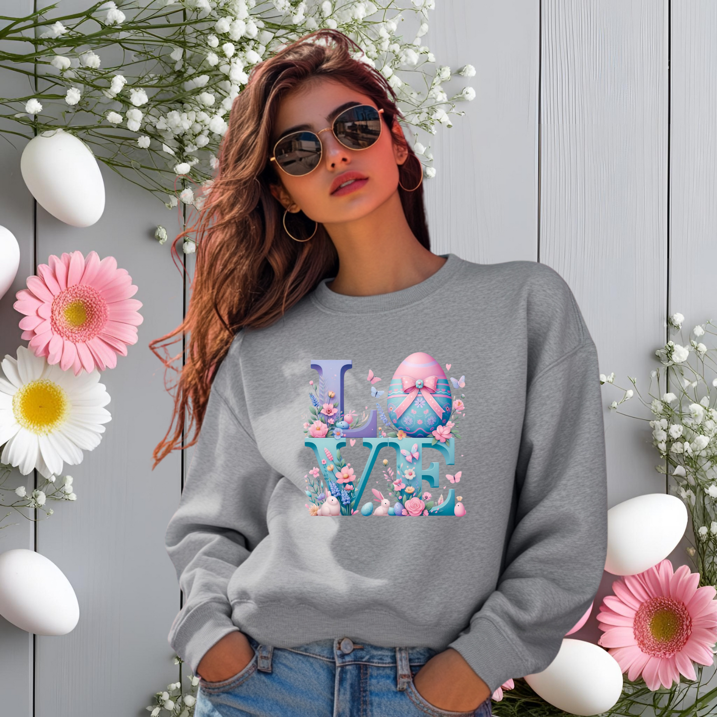 Easter Love Crewneck Sweatshirt