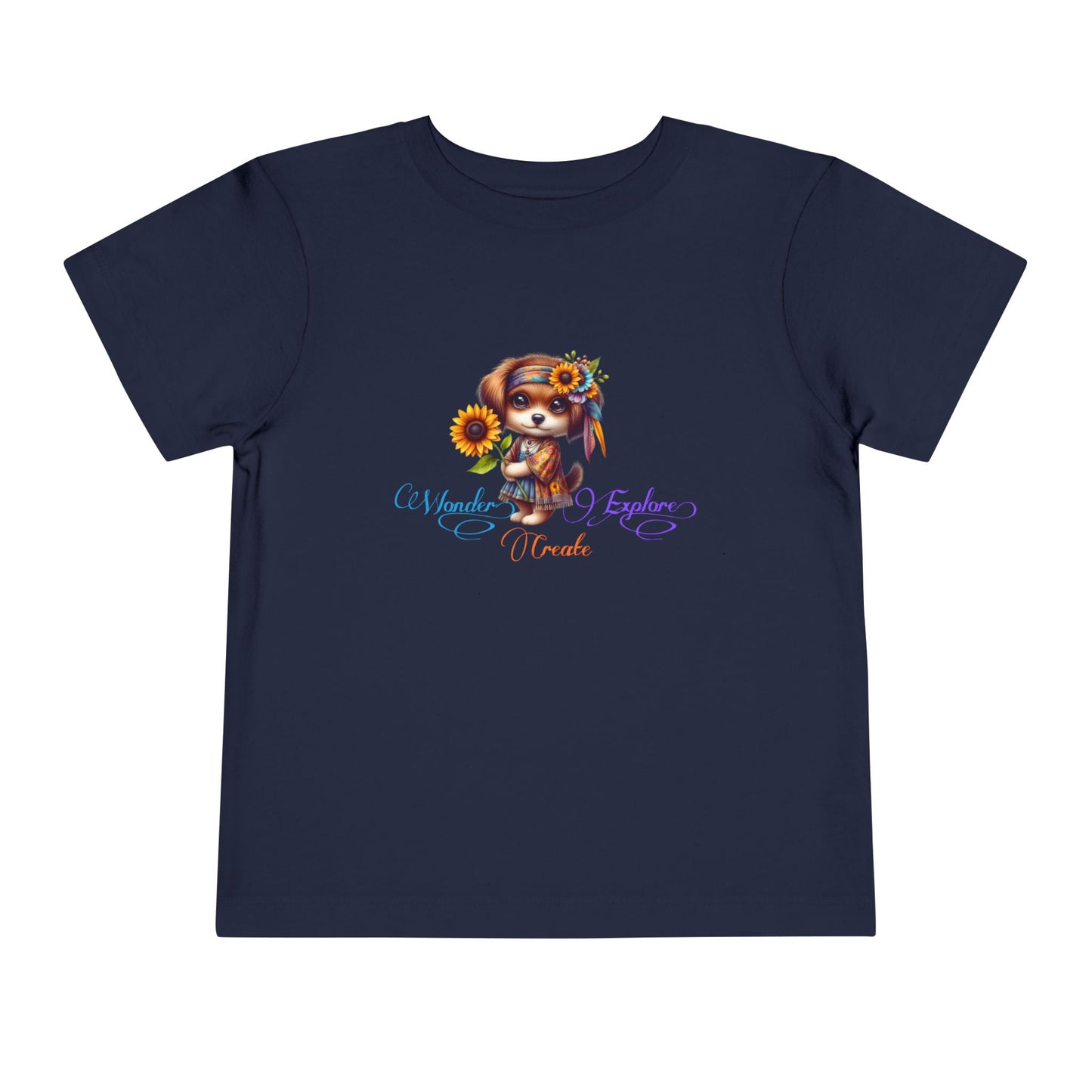 Wonder, Explore, Create Toddler T-Shirt