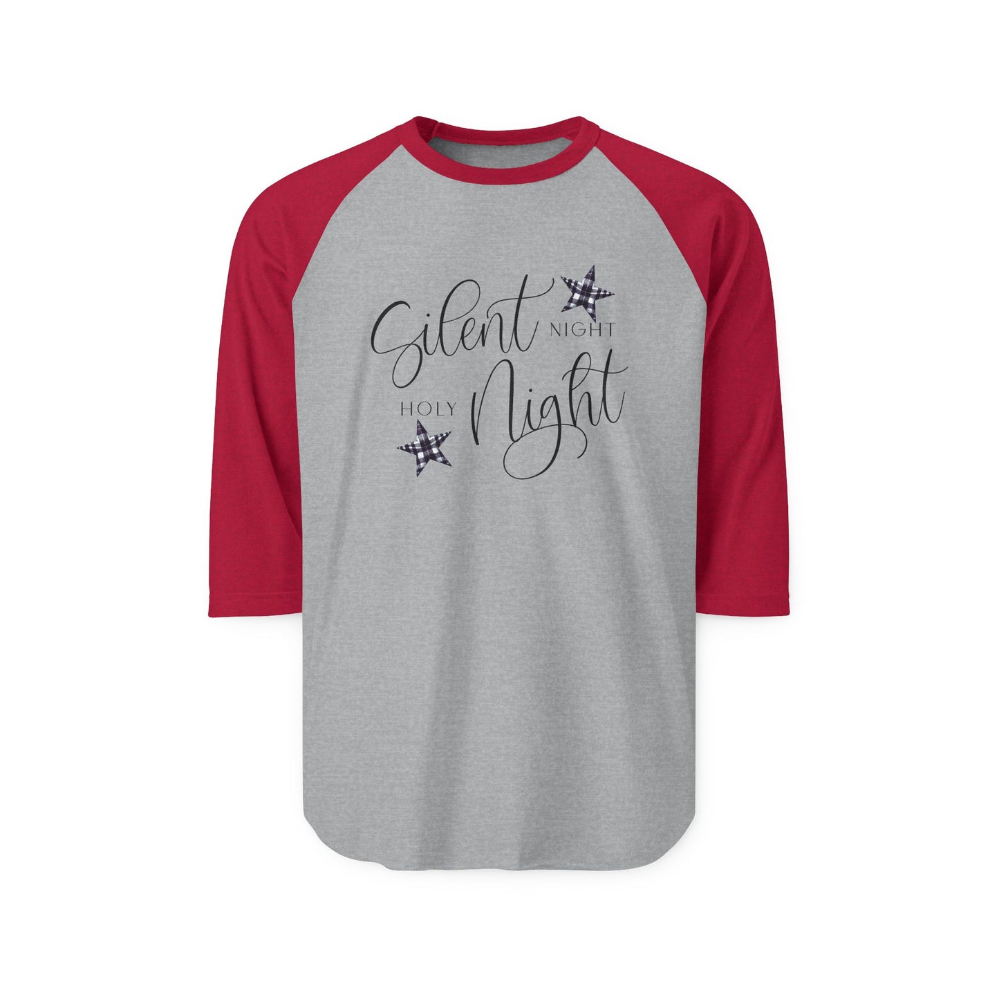 Silent Night, Holy Night Baseball Tee