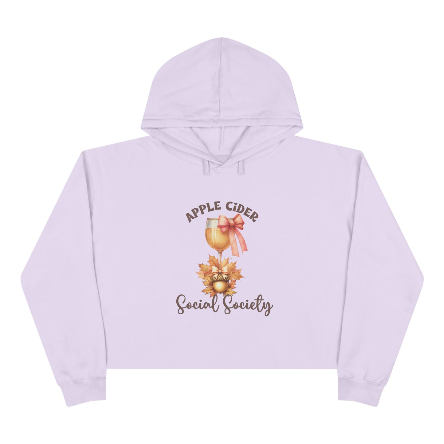 Apple Cider Social Society Crop Hoodie