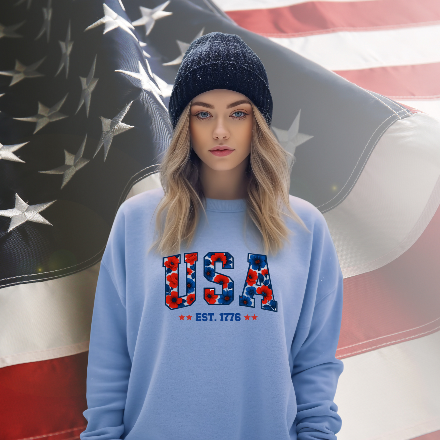 USA 1776 Crewneck Sweatshirt