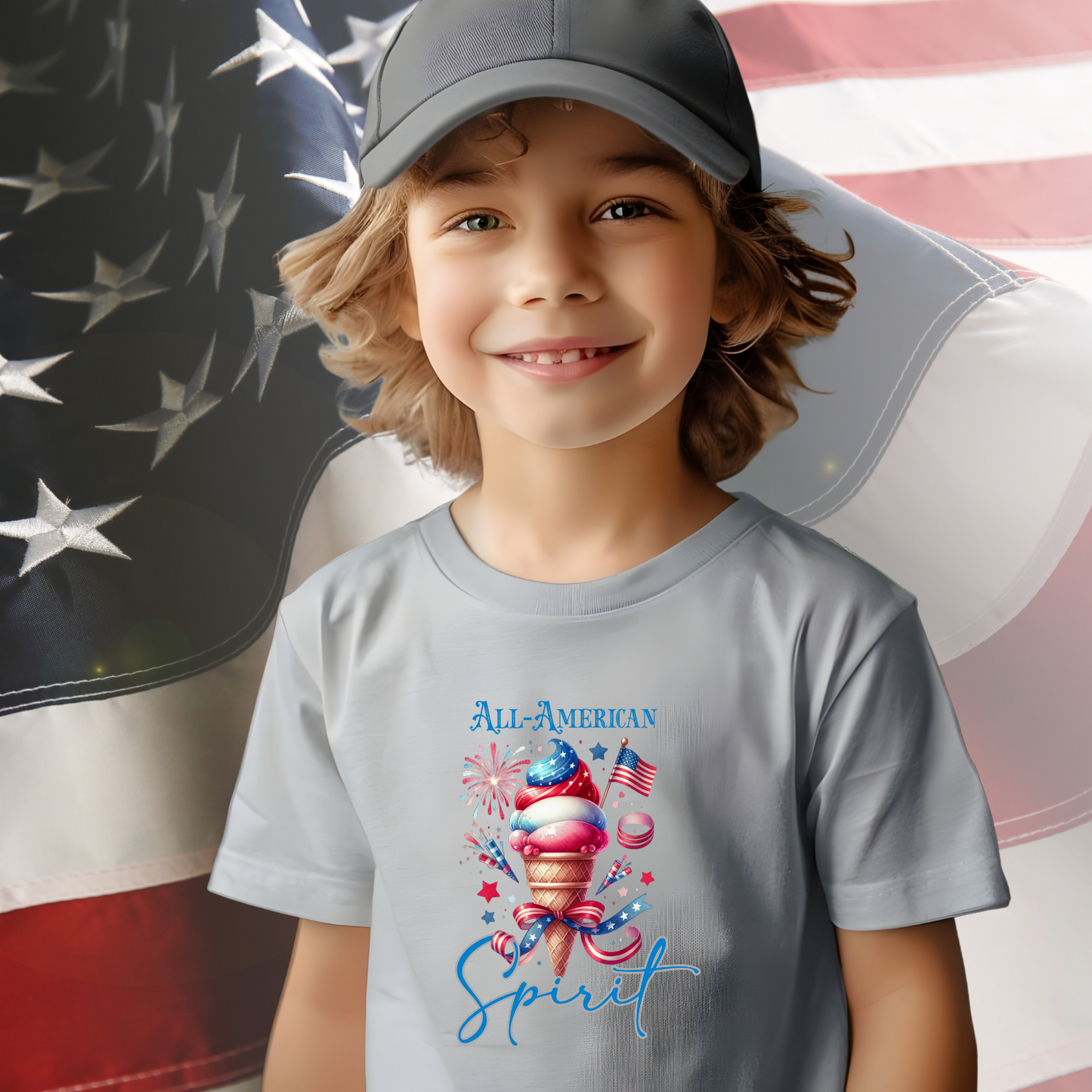 All-American Spirit Kid's T-Shirt