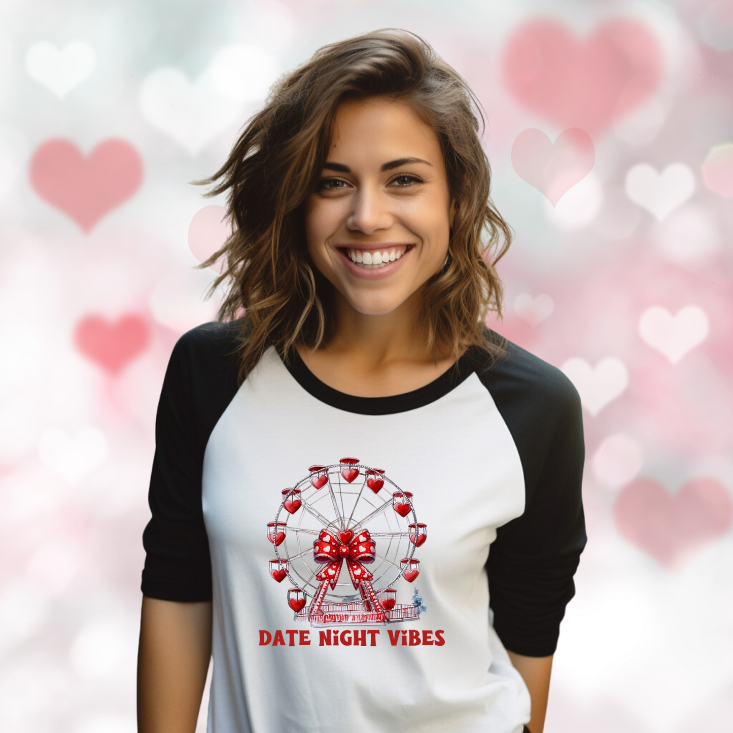 Date Night Vibes Baseball Tee