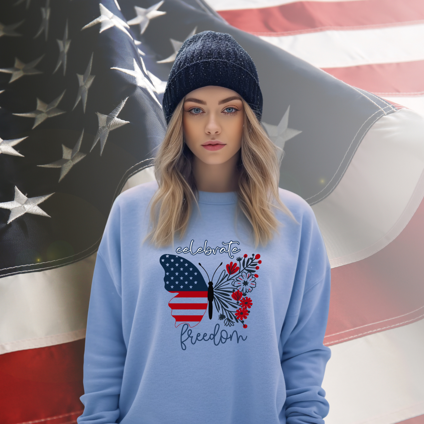 Celebrate Freedom Crewneck Sweatshirt