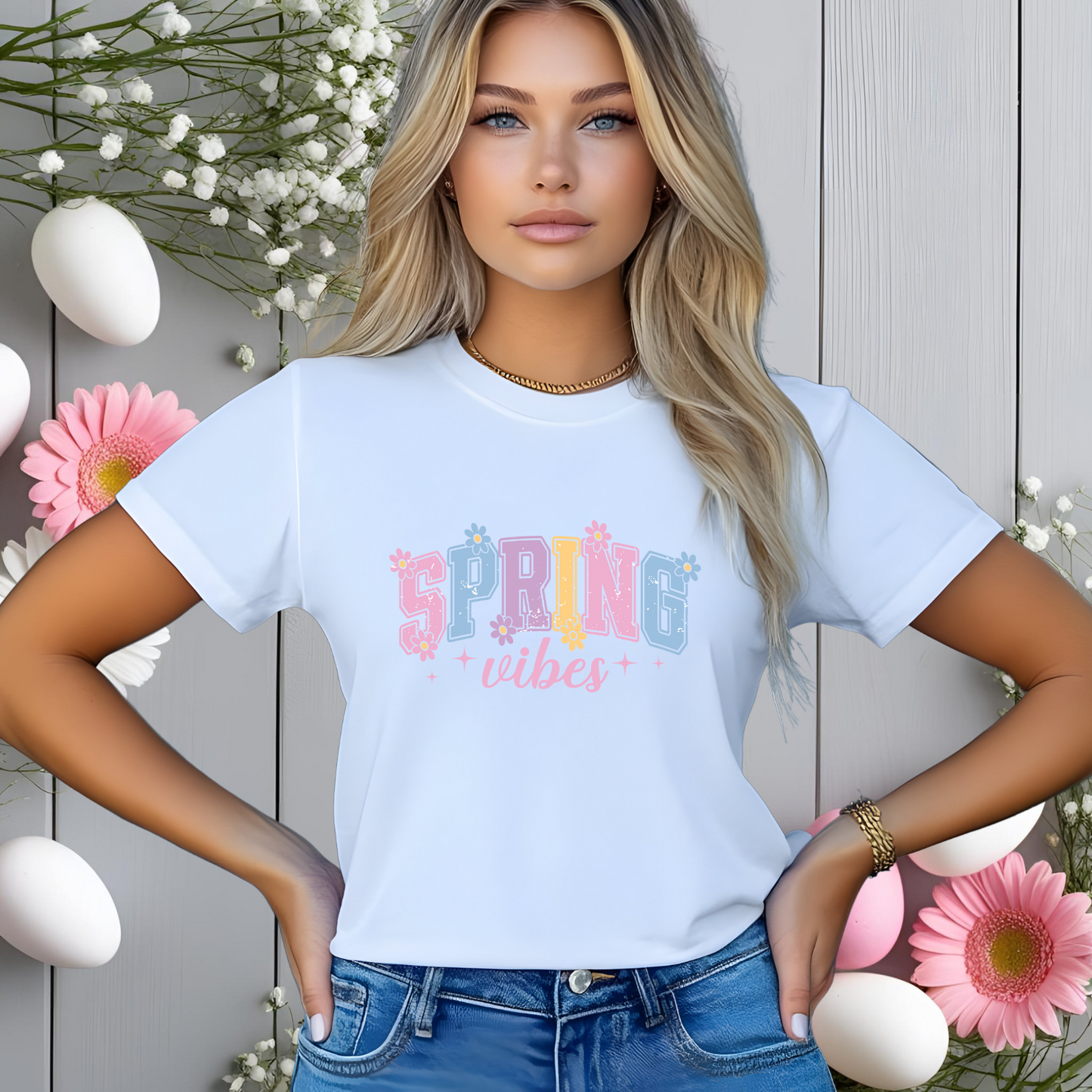 Varsity Spring Vibes T-Shirt