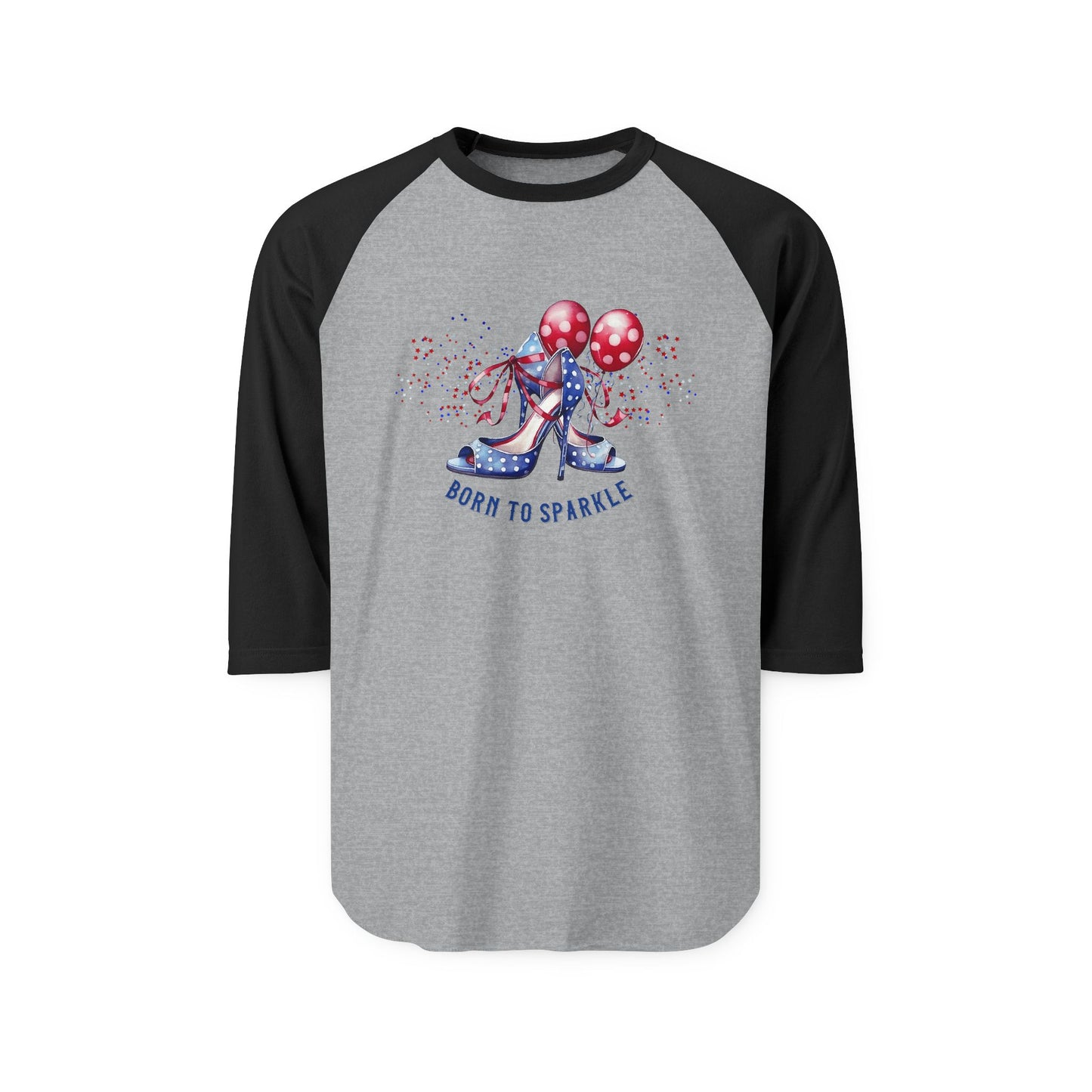 Born To Sparkle Baseball Tee