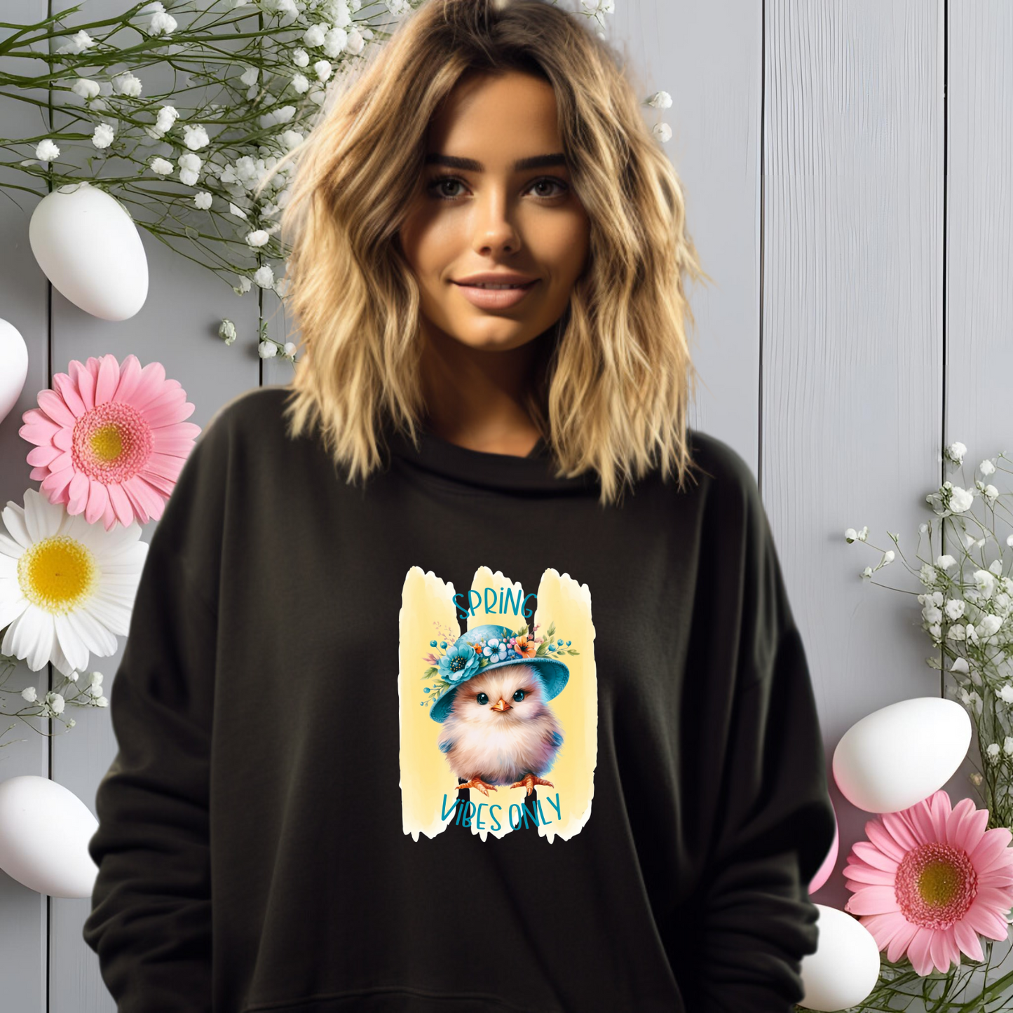 Spring Vibes Only Crewneck Sweatshirt