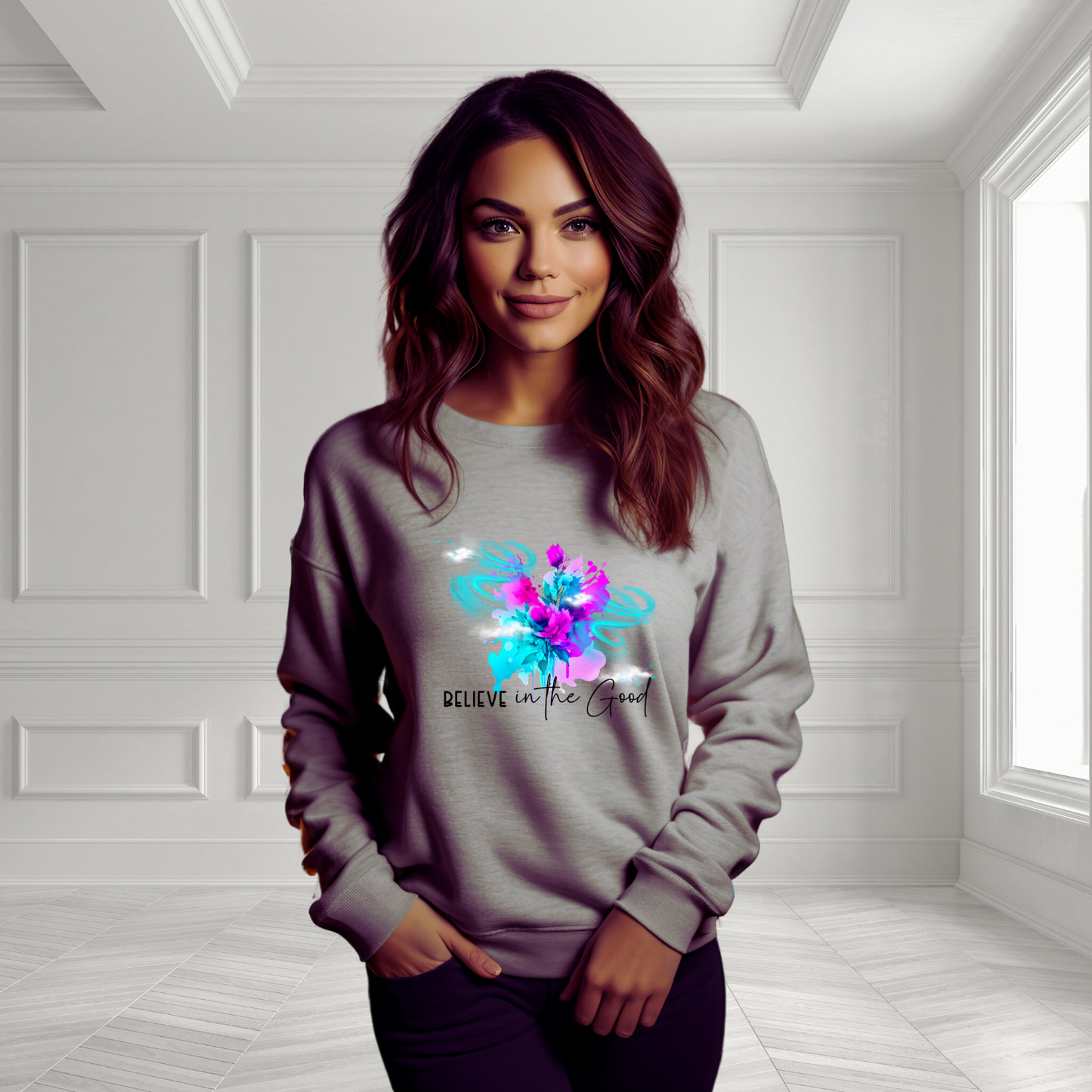 Believe In The Good Crewneck Sweatshirt