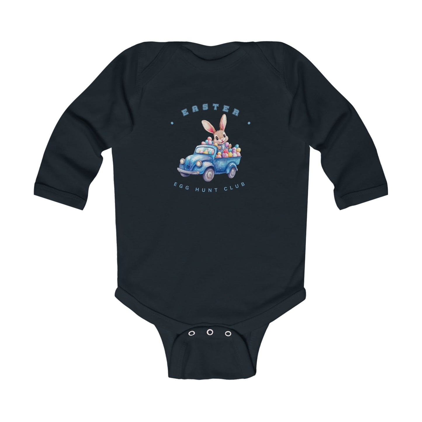 Easter Egg Hunt Club Infant Long Sleeve Onesie