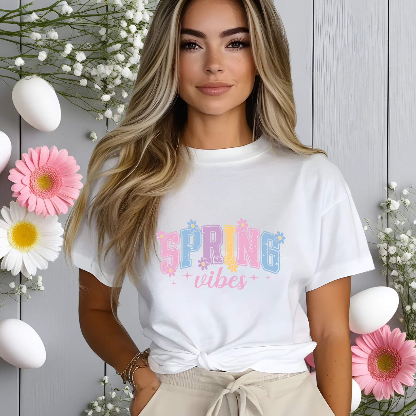 Varsity Spring Vibes T-Shirt