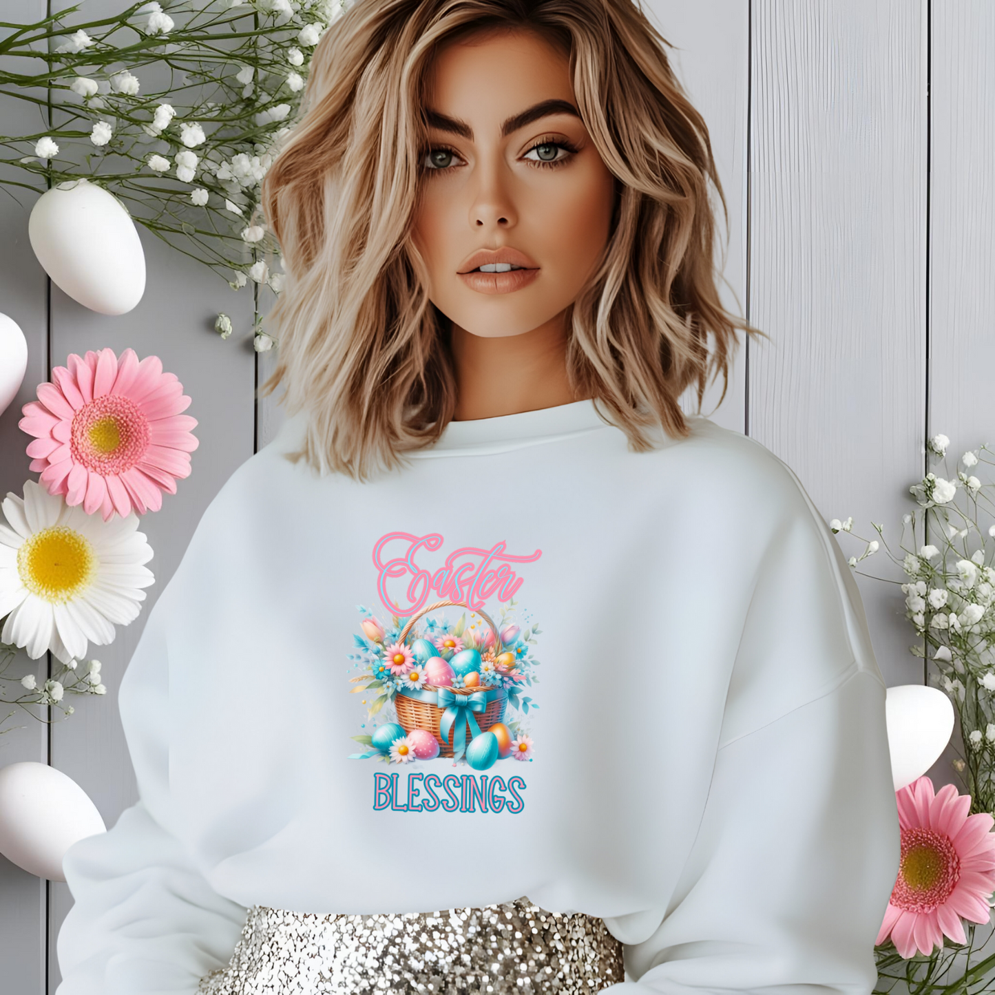 Easter Blessings Crewneck Sweatshirt