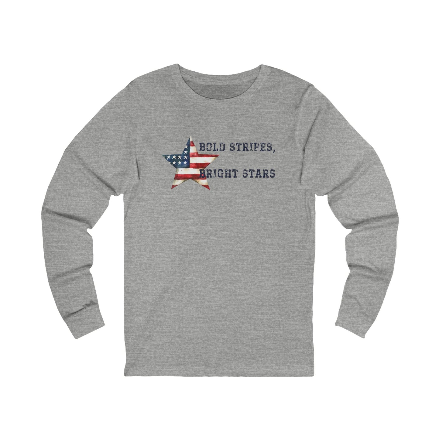 Bold Stripes Bright Stars Long Sleeve Tee