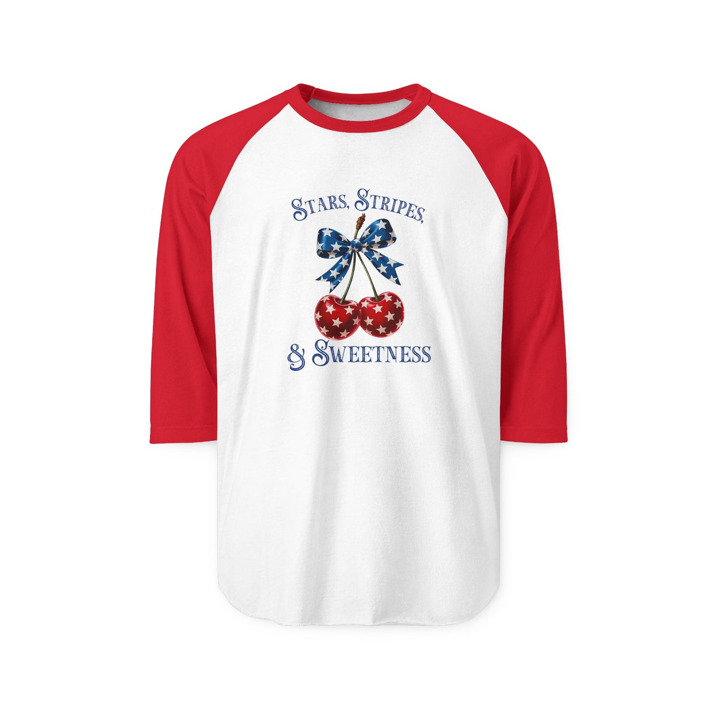 Stars Stripes And Sweetness Baseball Tee