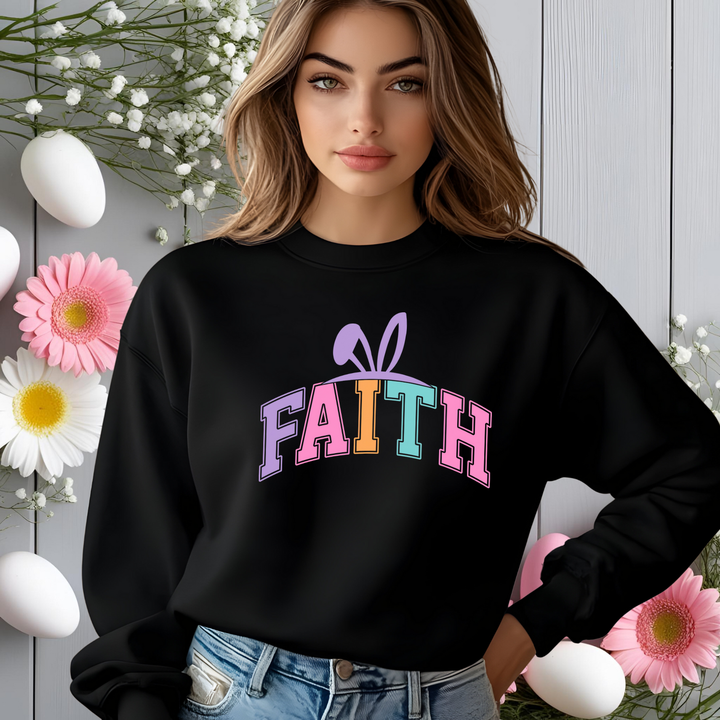 Easter Faith Crewneck Sweatshirt