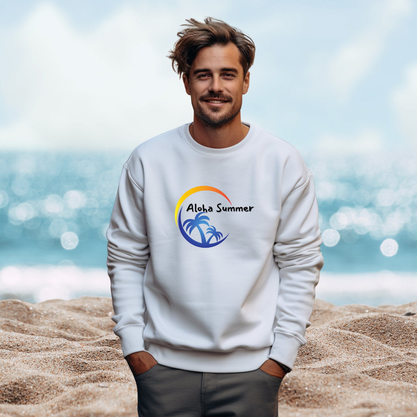 Aloha Summer Crewneck Sweatshirt