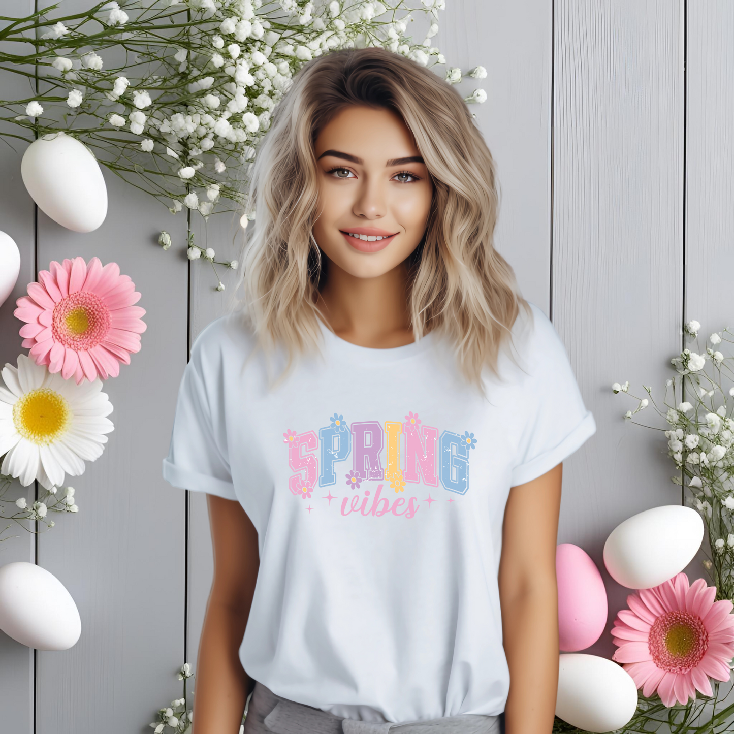 Varsity Spring Vibes T-Shirt