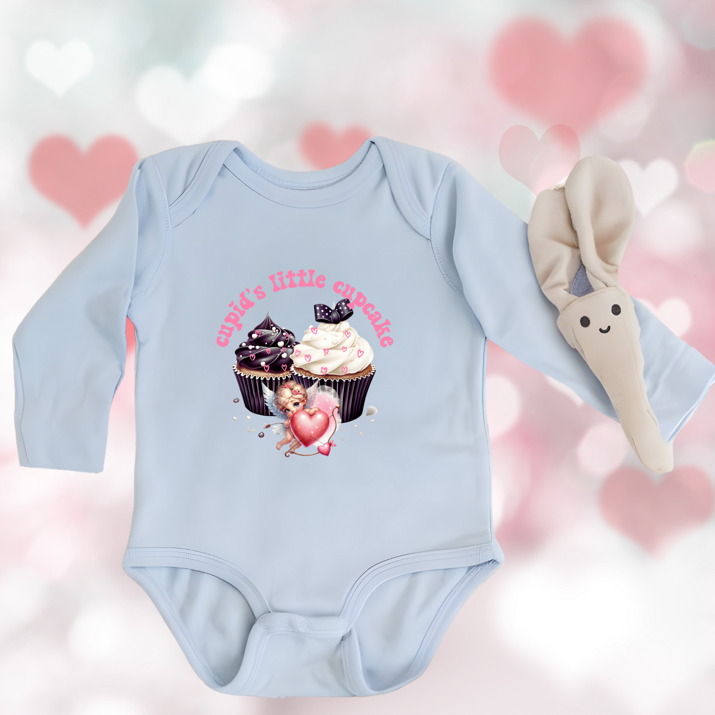 Cupid’s Little Cupcake Infant Long Sleeve Onesie