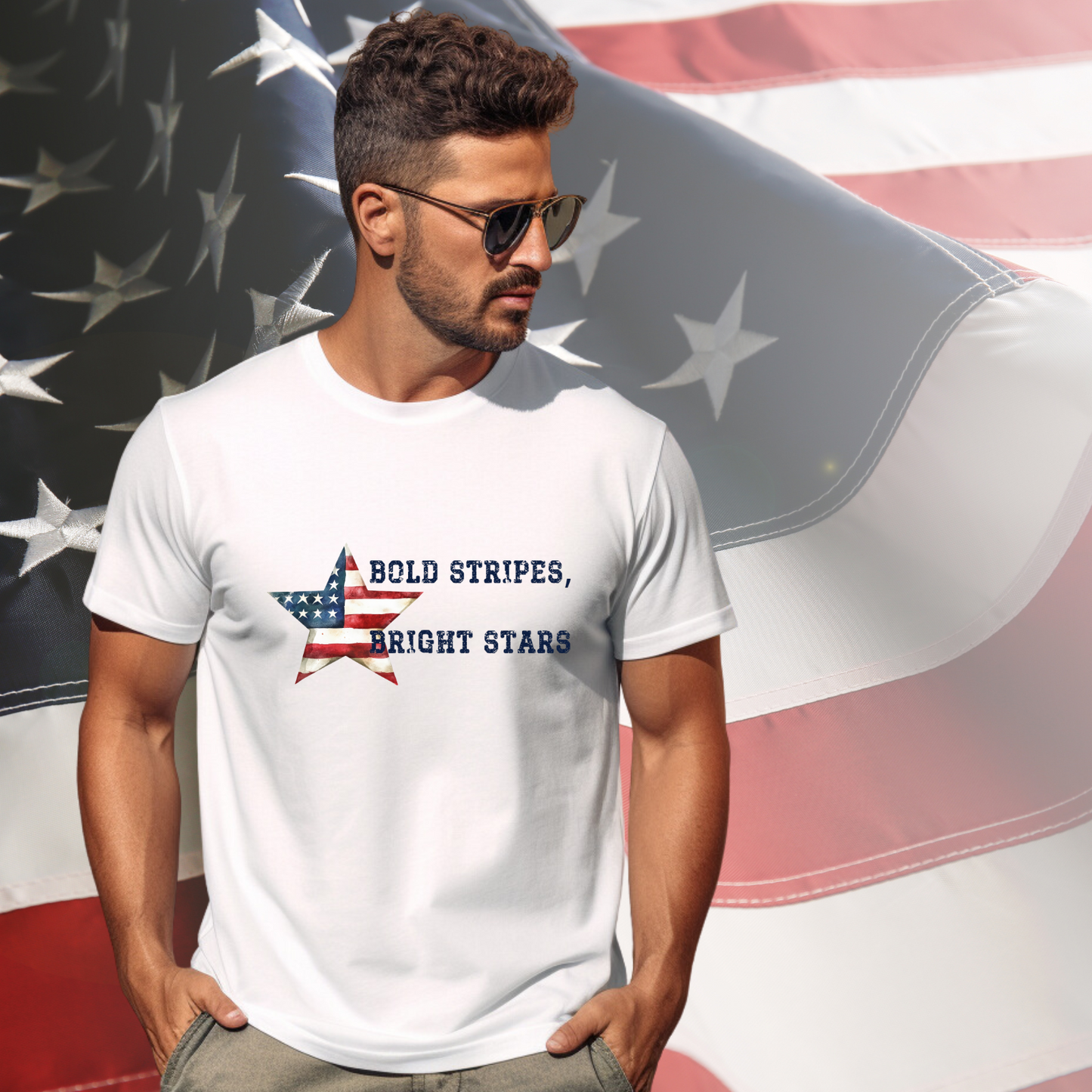 Bold Stripes Bright Stars T-Shirt