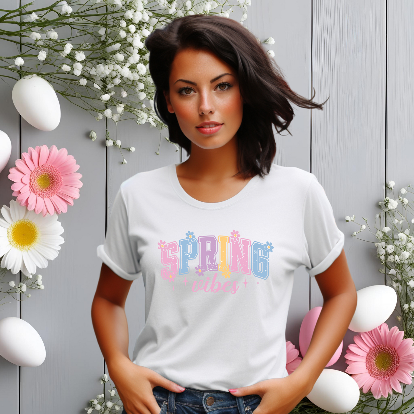 Varsity Spring Vibes T-Shirt