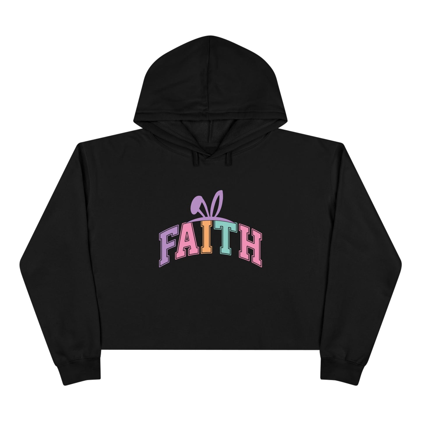 Easter Faith Crop Hoodie