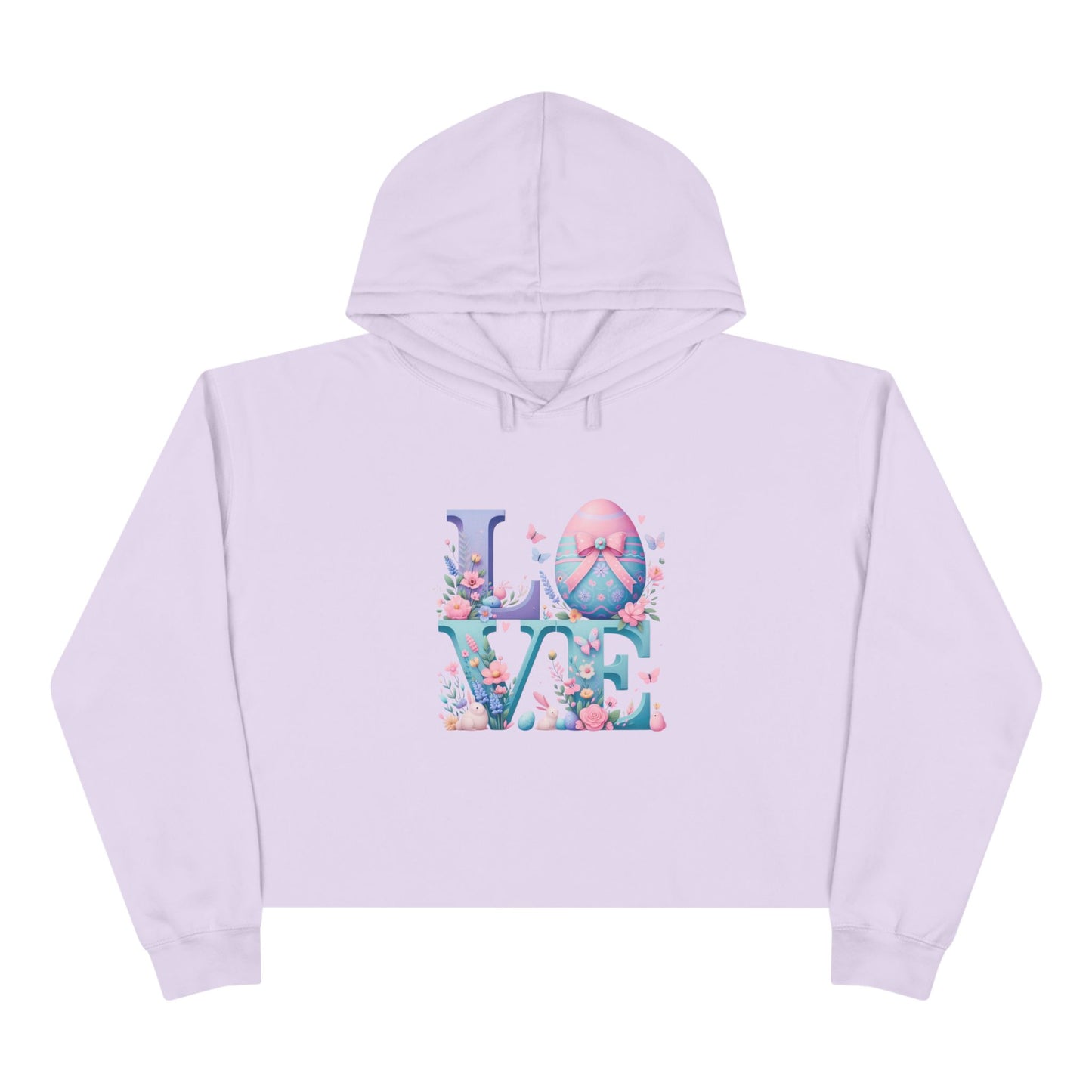 Easter Love Crop Hoodie