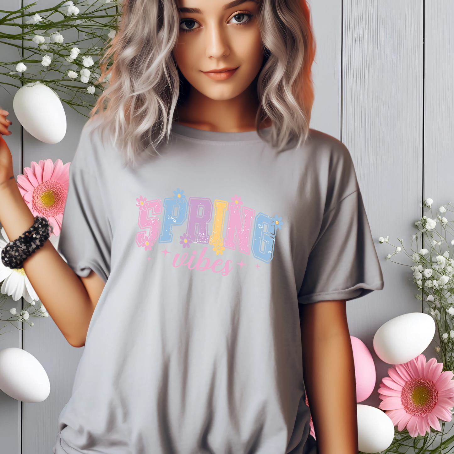Varsity Spring Vibes T-Shirt