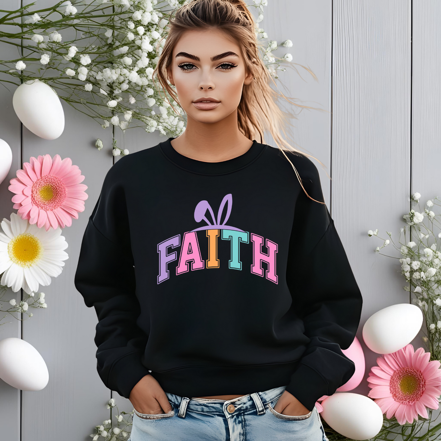 Easter Faith Crewneck Sweatshirt