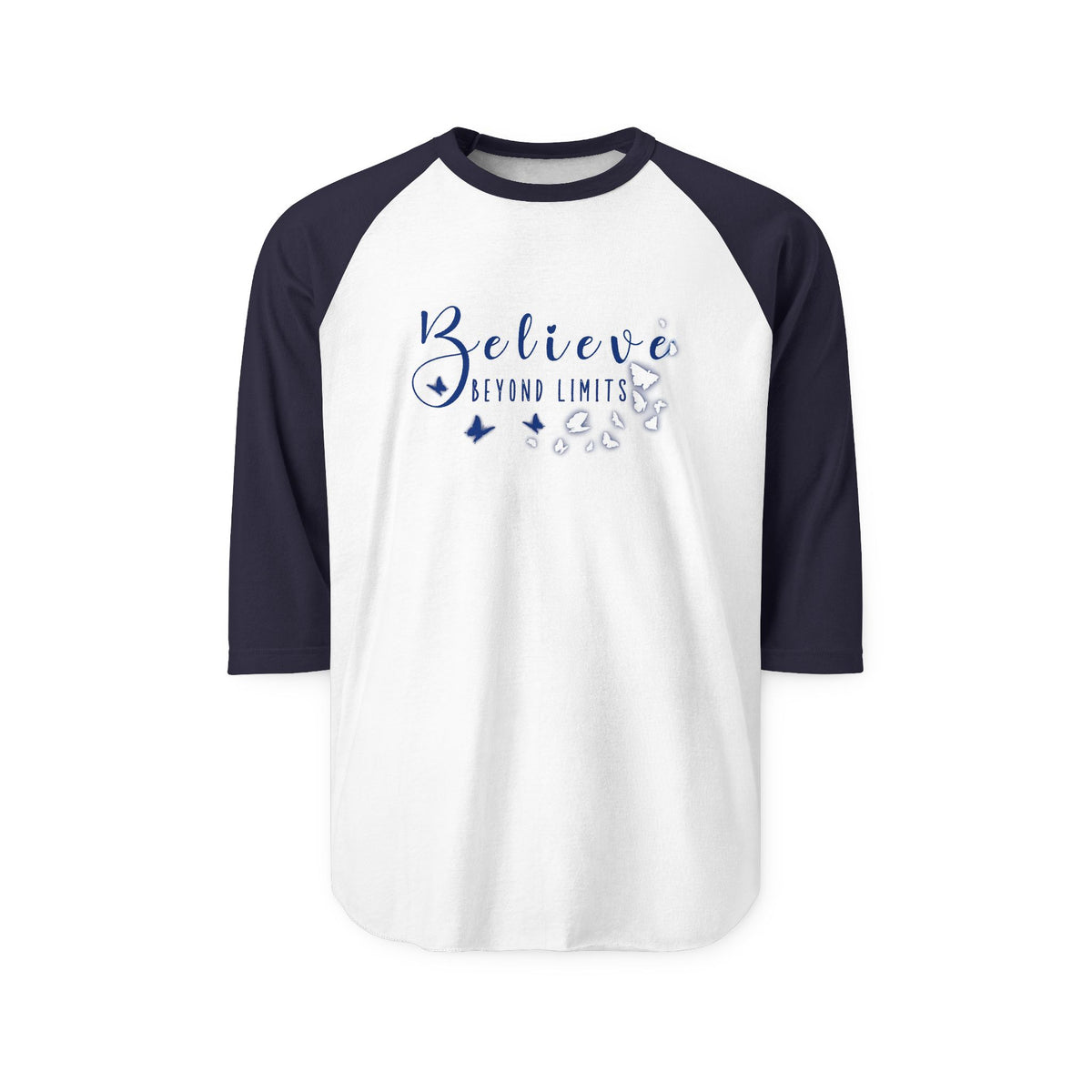 Believe Beyond Limits Baseball Tee