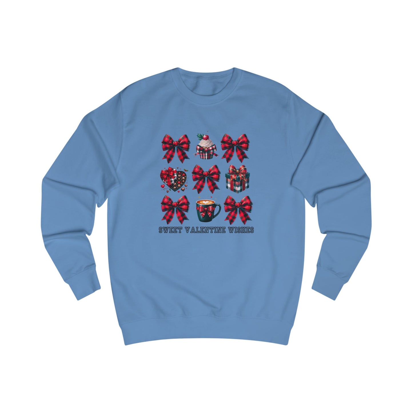 Sweet Valentine Wishes Crewneck Sweatshirt