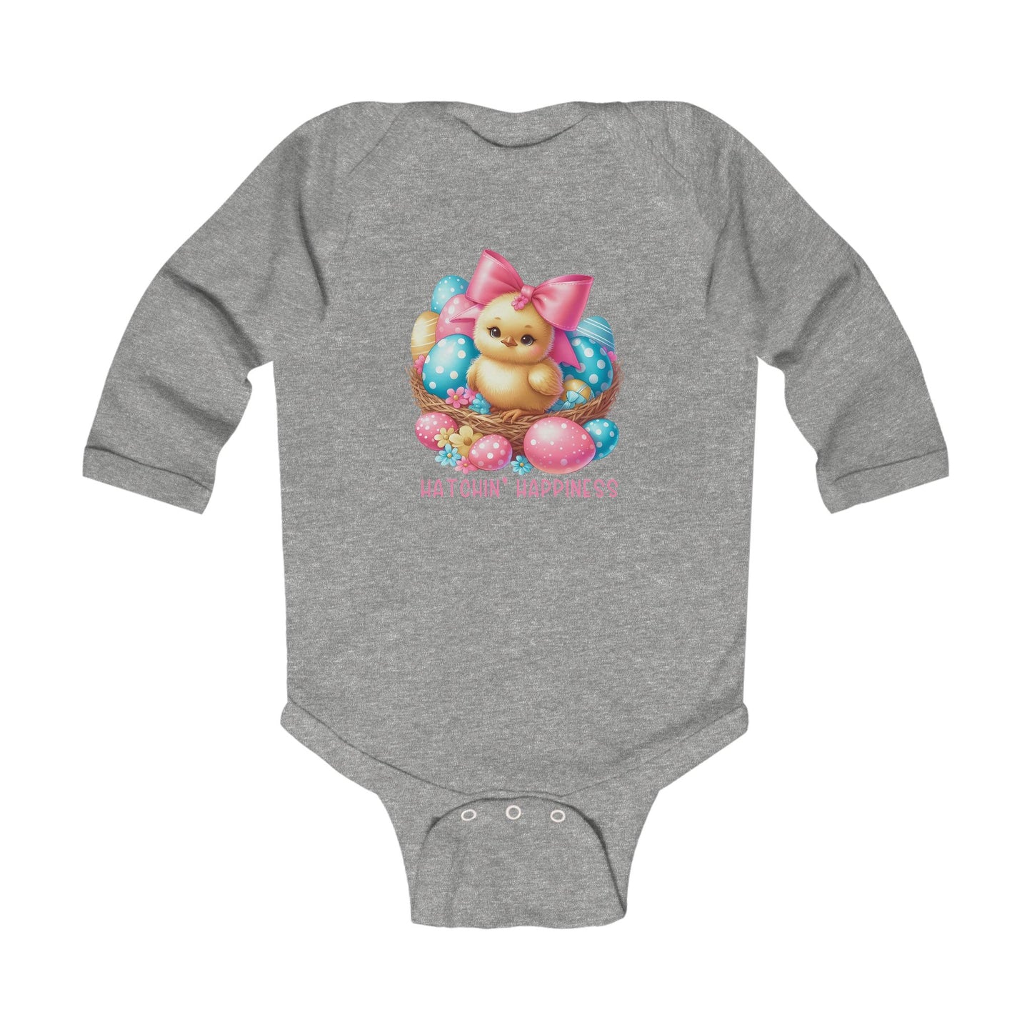 Hatchin’ Happiness Infant Long Sleeve Onesie