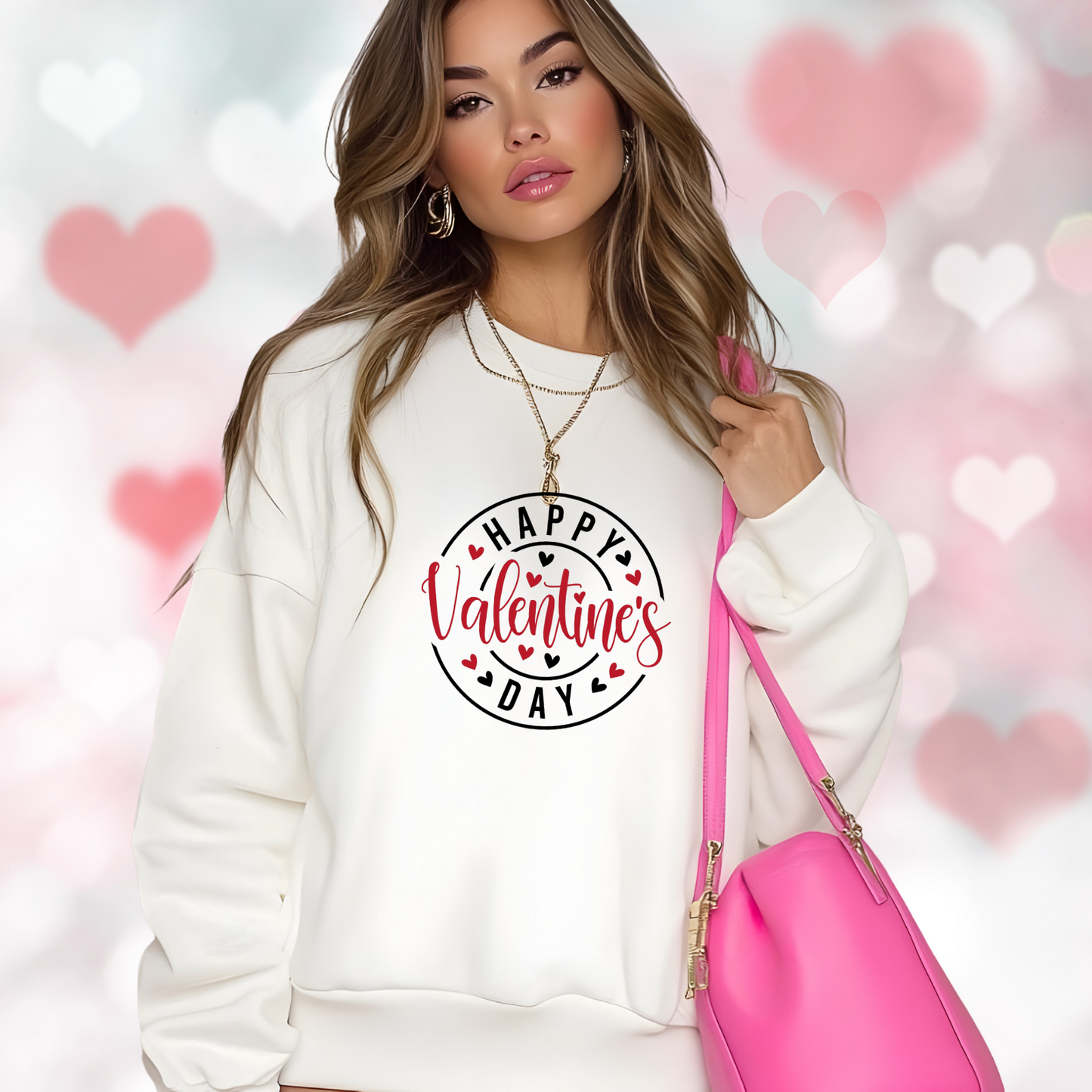 Happy Valentine’s Day Crewneck Sweatshirt