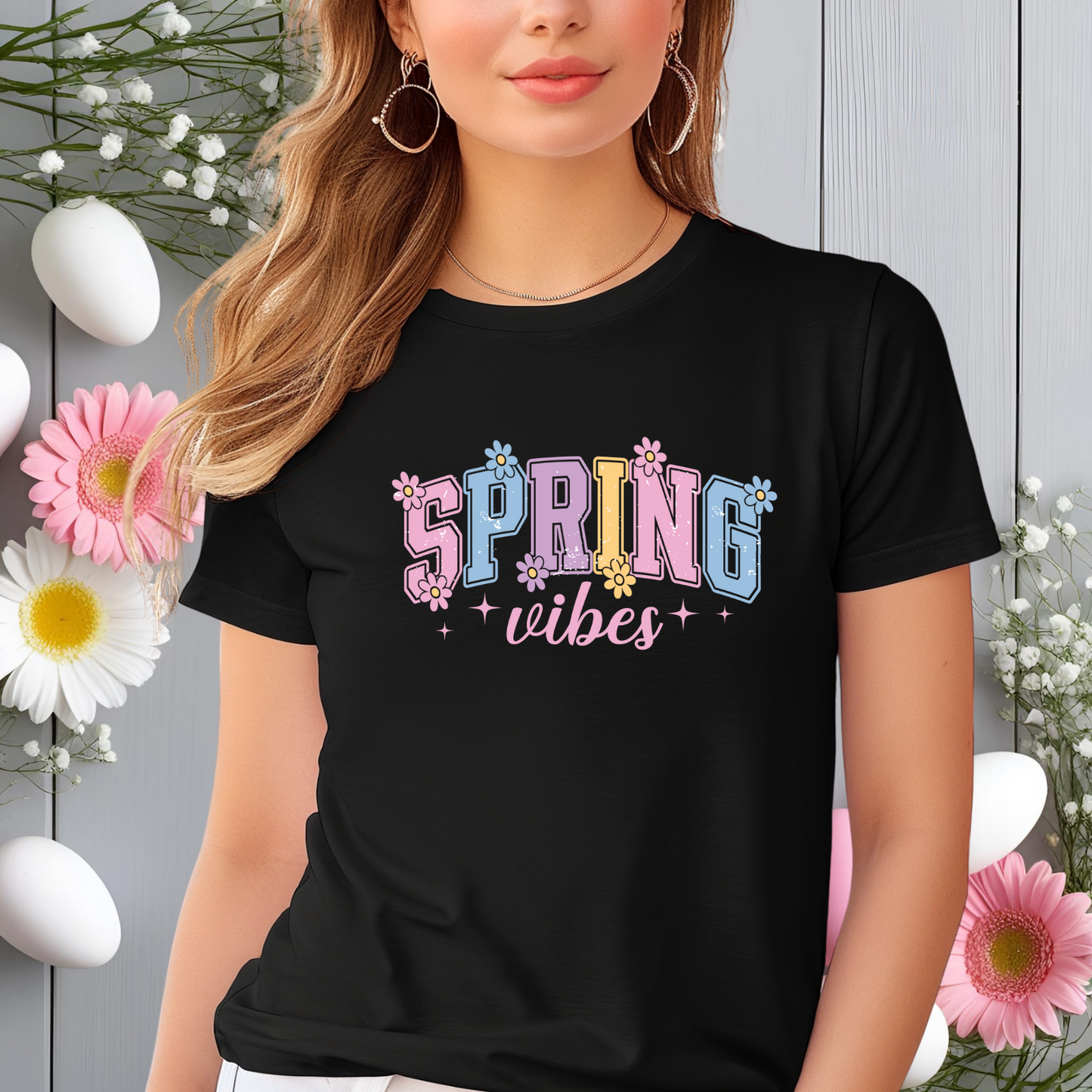 Varsity Spring Vibes T-Shirt